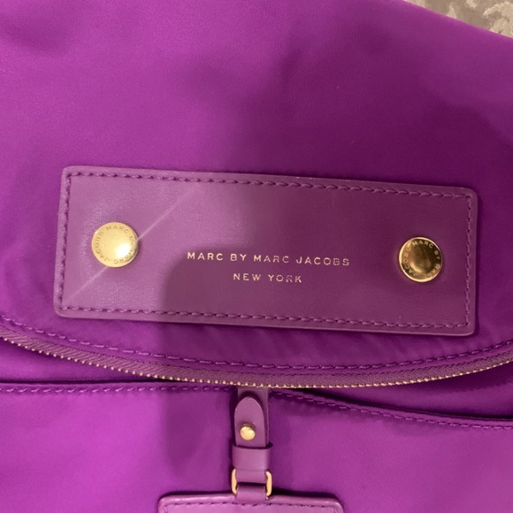 MARC BY MARC JACOBS Preppy Nylon Natasha Crossbody Bag, Violet - Picture 3 of 4
